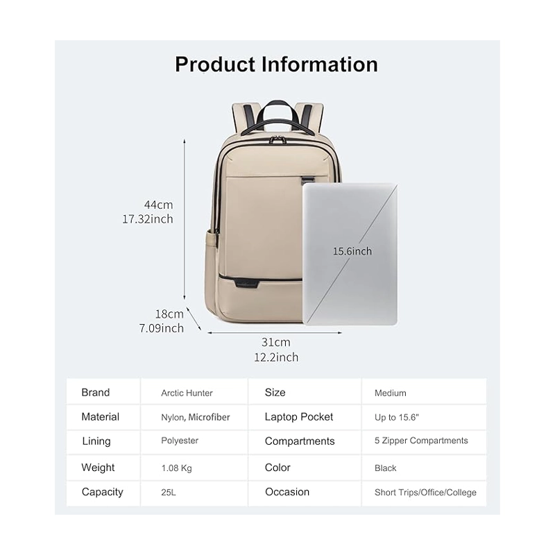 کوله پشتی آرکتیک هانتر مدل B00810 - Image 3